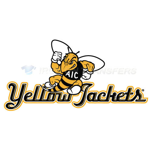 AIC Yellow Jackets 2009-Pres Alternate Logo2 Iron-on Transfers (Heat Transfers) N3687
